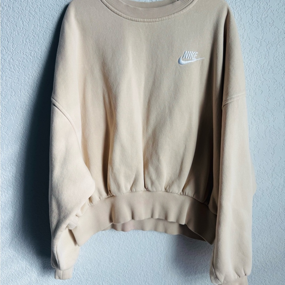 Nike Women's Beige Sweatshirt